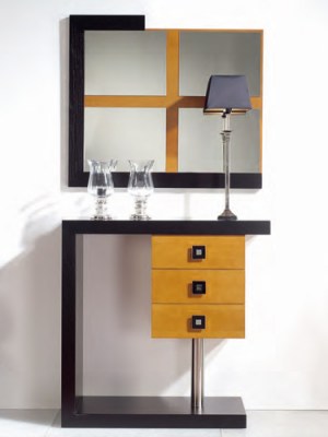 Consola com espelho hd25 cm